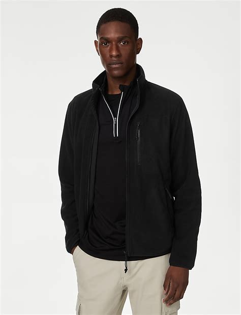 Buy Zip Up Funnel Neck Micro Fleece at Marks & Spencer