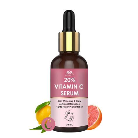 INTIMIFY 20% Vitamin C Serum For Skin Brightening, Glowing Skin ...
