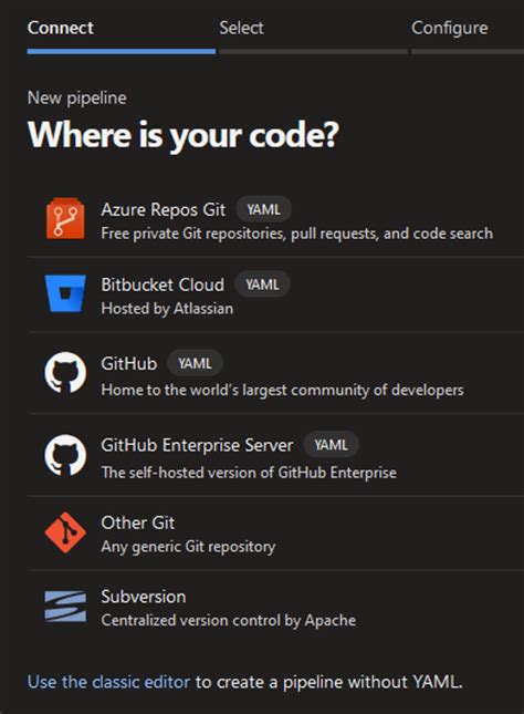Create YAML Pipeline Azure DevOps 的图像结果