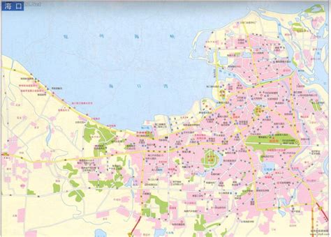 海口市地图 - 海口市卫星地图 - 海口市高清航拍地图 - 便民查询网地图