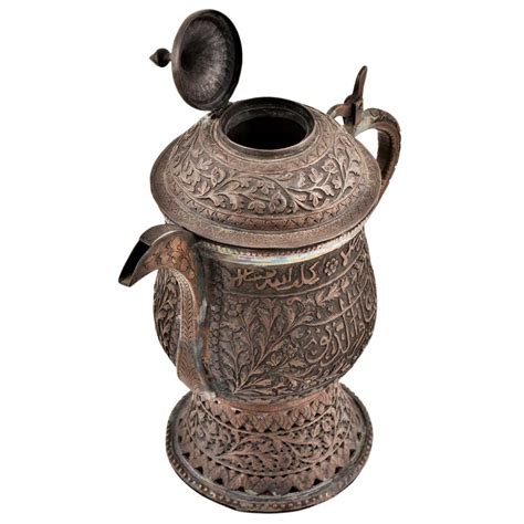 Traditional Kashmiri Copper Samovar Tea Kettle
