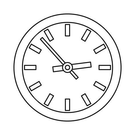 Watch Icon Outline Style, Style Icons, Watch Icons, Outline Icons PNG and Vector with ...