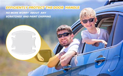 Car Door Handle Protector Car Door Edge Protector Transparent Sticker ...