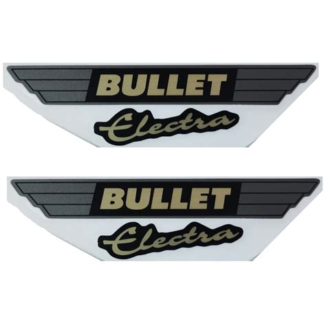 Royal Enfield Electra Motorcycle Tool Box Sticker Gray Golden – Almos Auto