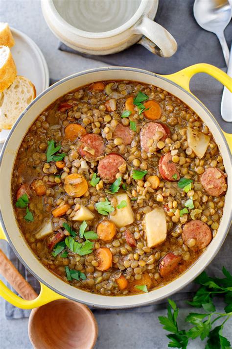 Crock Pot Vegetable Lentil Soup Recipe