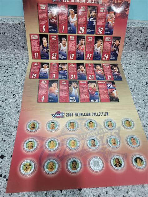 RARE 2007 CLEVELAND CAVALIERS CAVS TEAM MEDALLION COLLECTION LeBRON ...
