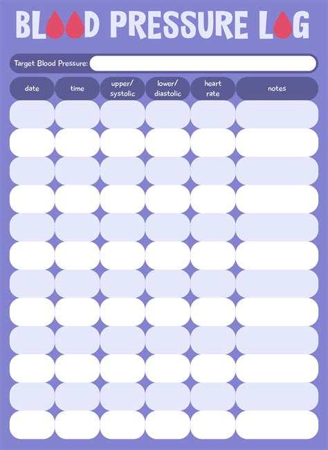 Blood Pressure Chart - 20 Free PDF Printables | Printablee