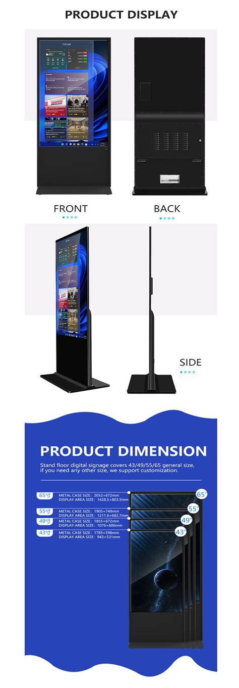 Digital Signage Display Stand 的图像结果