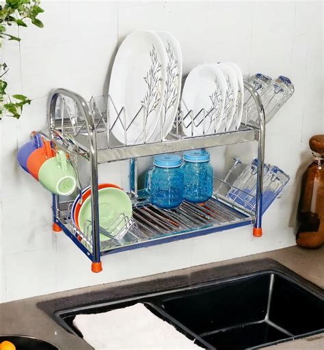 AMOL® Premium Stainless Steel Utensils Organizer | Dish Rack | Kitchen ...