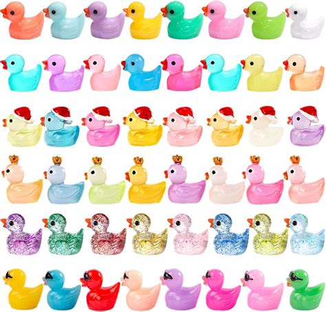 Purple Star Mini Enten 50 Stück Kleine Enten Tiny Ente Mini Figuren ...