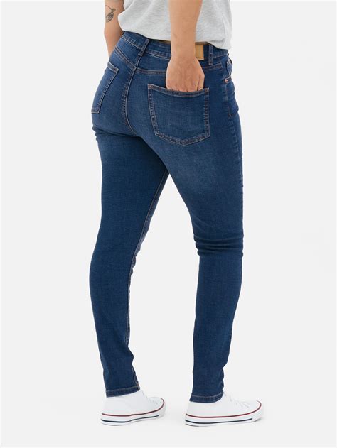 Women's Indigo High Waist Skinny Jeans | Primark