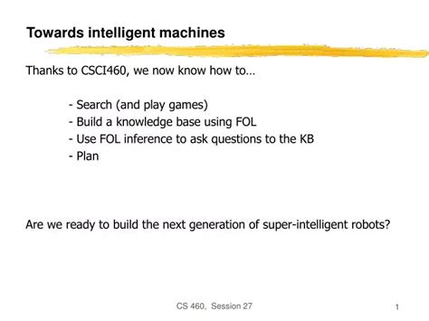 Intelligent Machines Ppt Slides 的图像结果