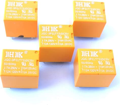 SRD-05VDC-SL-C - 5V 10A SPDT Relay PCB Mount - SONGLE : Amazon.in ...