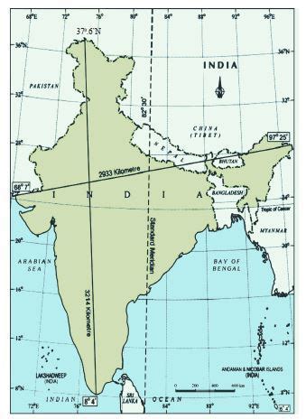 Look at the Map Trace the boundary for India and colour this.With the ...