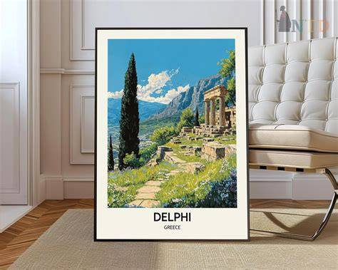 Buy Delphi Art, Delphi Artwork, Delphi Map, Delphi Photo, Delphi Poster ...