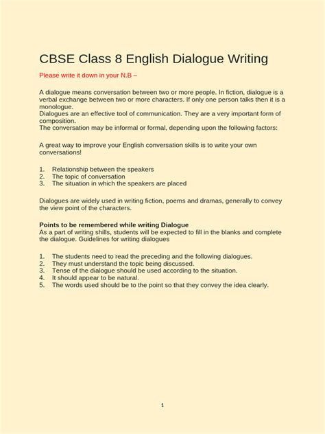 Image result for Dialogue Format Example