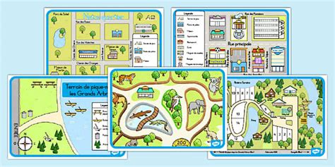 * NEW * Jeu de cartes de ville pour se repérer dans l'espace