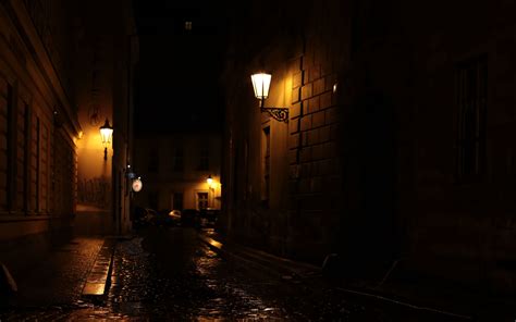 Download wallpaper 3840x2400 street, lights, buildings, night, dark 4k ...