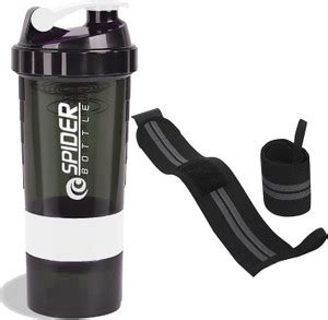 COOL INDIANS Premium Combo Of Gym Shaker Bottle With Wrist Support Band ...