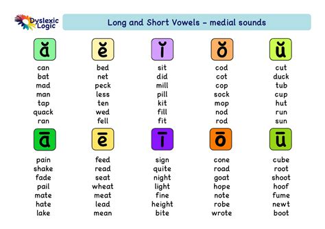 Short Vowel Words Vs Long Vowel Words at Jake Fowles blog