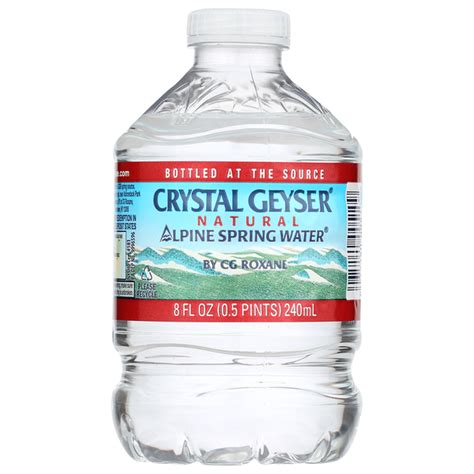 Crystal Geyser Spring Water (8 fl oz) Delivery or Pickup Near Me ...