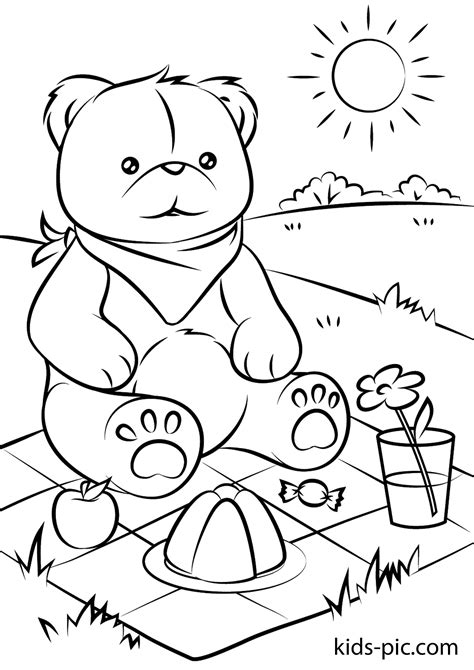 Cute Bear Coloring Pages Tiktok Printable