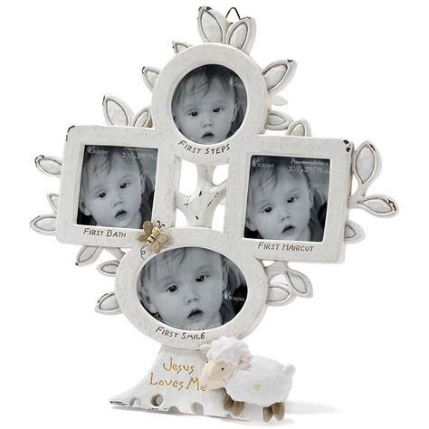 Dicksons Baby's Firsts with Jesus Loves Me Photo Frame, White : Amazon.in