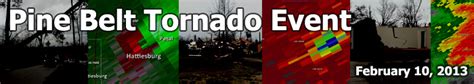 NWS Jackson, MS - February 10, 2013 Tornado Event