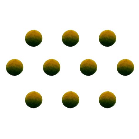 Comet Busters Yellow Green Shaded Ombre Bindis (5mm) (BIN1259)