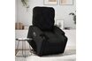 Fauteuil de salon vidaXL Sta-op-stoel elektrisch kunstleer zwart3204786 ...