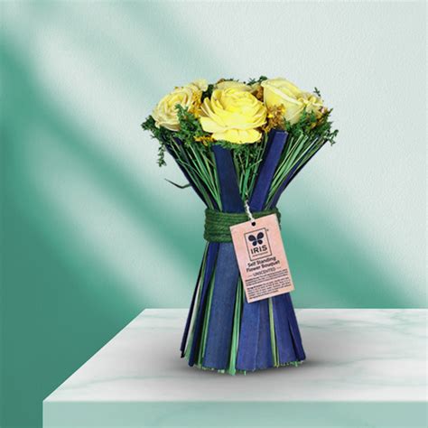Self Standing Flower Bouquet - Yellow – IRIS Home Fragrances