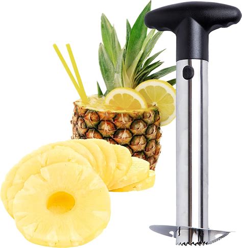Pineapple Cutter and Corer Tool, Stainless Steel Pineapple Slicer ...