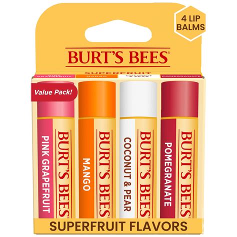 Buy Burt's Bees2578 100% natural lips balm, 4 pieces Online at ...