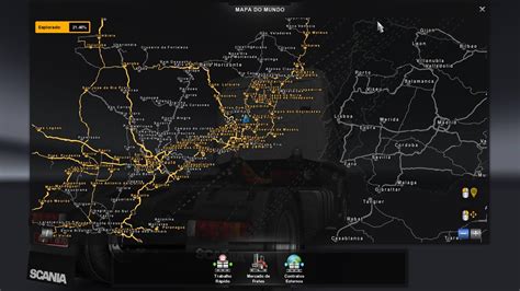 EAA MAP BRAZIL FOR TRUCKS V4.5 [1.30.X] - ETS2 mods download