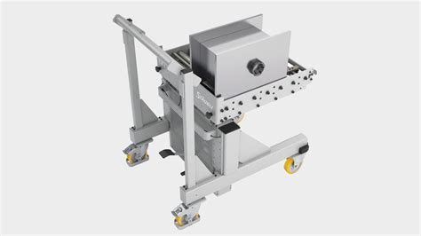 Stationary, rail-mounted and free-moving mold loading vehicle for the ...