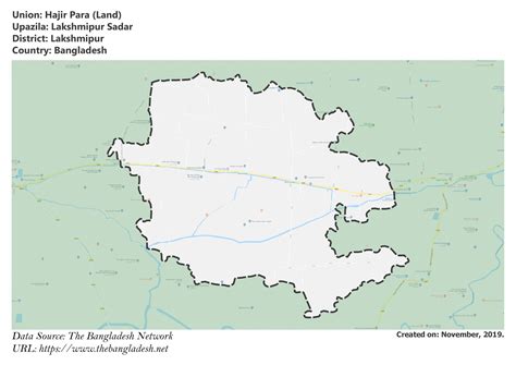 Hajir Para Union, Lakshmipur - map of lakshmipur district bangladesh