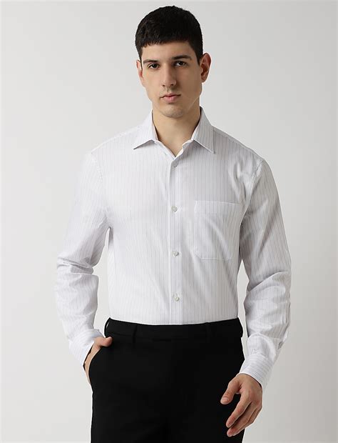 Buy Pure Cotton Stripes Spread Collar Shirt at Marks & Spencer