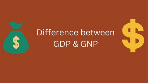 🏷️ Whats the difference between gdp and gnp. What