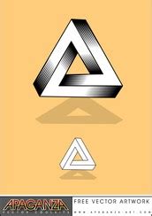 Image result for Impossible Triangle Vector