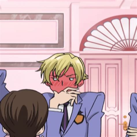 tamaki suoh blushing | Ouran high school host club funny, Ouran high ...