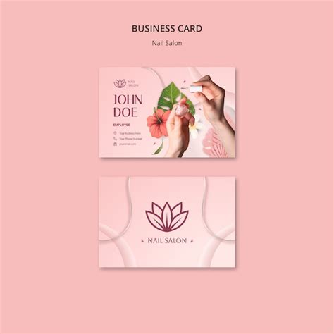 Nail Salon Business Cards 的图像结果