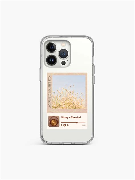 Acoustic Album Name Printed Clear Silicone Cover – The Objects In