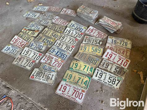 Nebraska License Plates | Other | BigIron