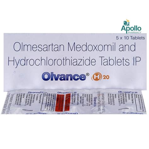 Olvance H 20 Tablet 10's Price, Uses, Side Effects, Composition ...