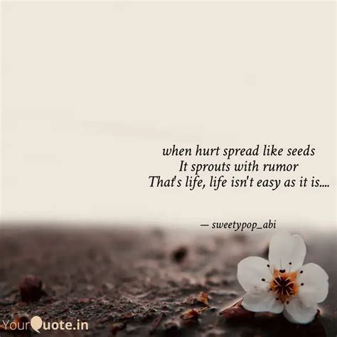 when hurt spread like see... | Quotes & Writings by Sweety Pop | YourQuote