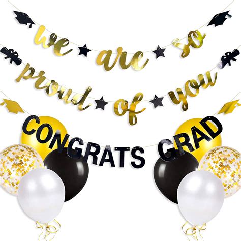 2021 Graduation Party Decorations, We are So Proud of You Congrats Grad ...