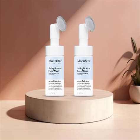Salicylic Acid Foaming Face Wash (Pack of 2) – Moonstar Essentials
