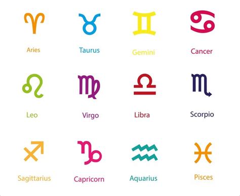 Signos do zodíaco Símbolos do zodíaco conjunto de ícones ilustração ...