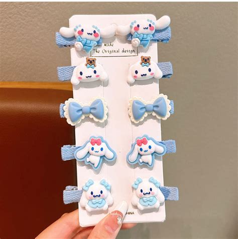 Cartoon children's hairpin set Design5(10 pc set card packing ...