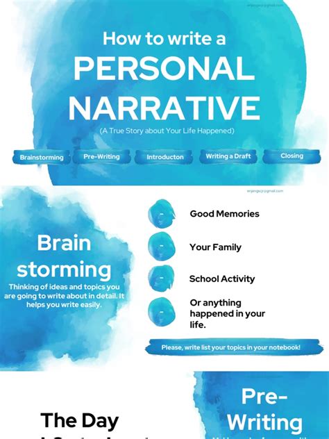 Image result for How to Create a Personal Narrative